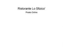 Ristorante  Sfizico'